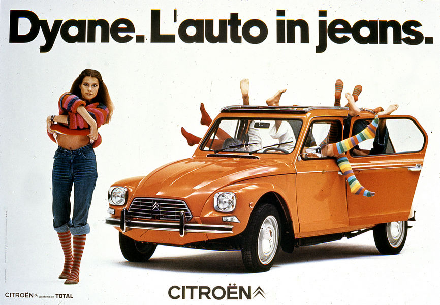Locandina spot Citroën Dyane
