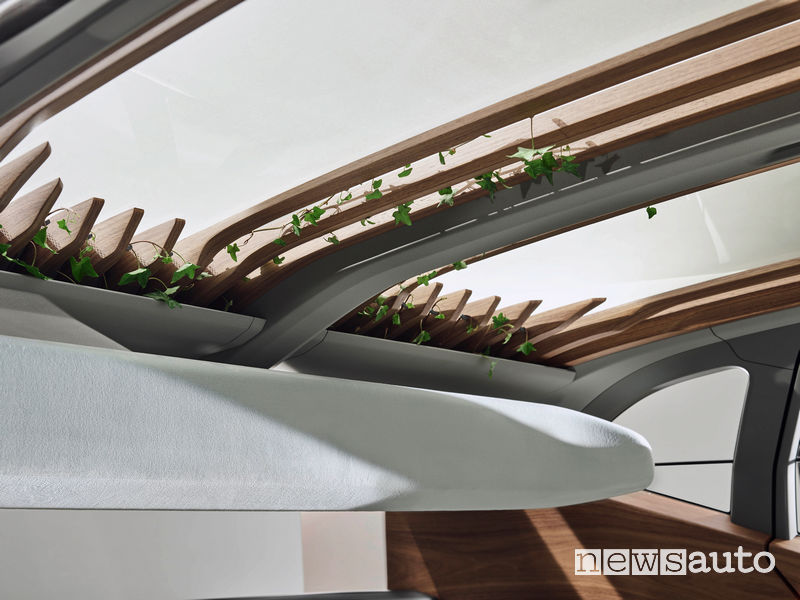 Audi AI:ME la vegetazione nell'abitacolo