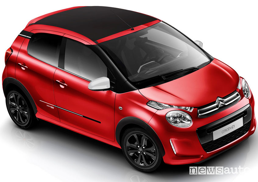 Citroën C1 Urban Ride vista di profilo