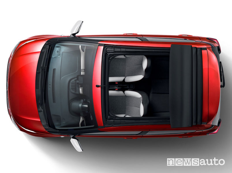 Citroën C1 Urban Ride Airscape vista dall'alto