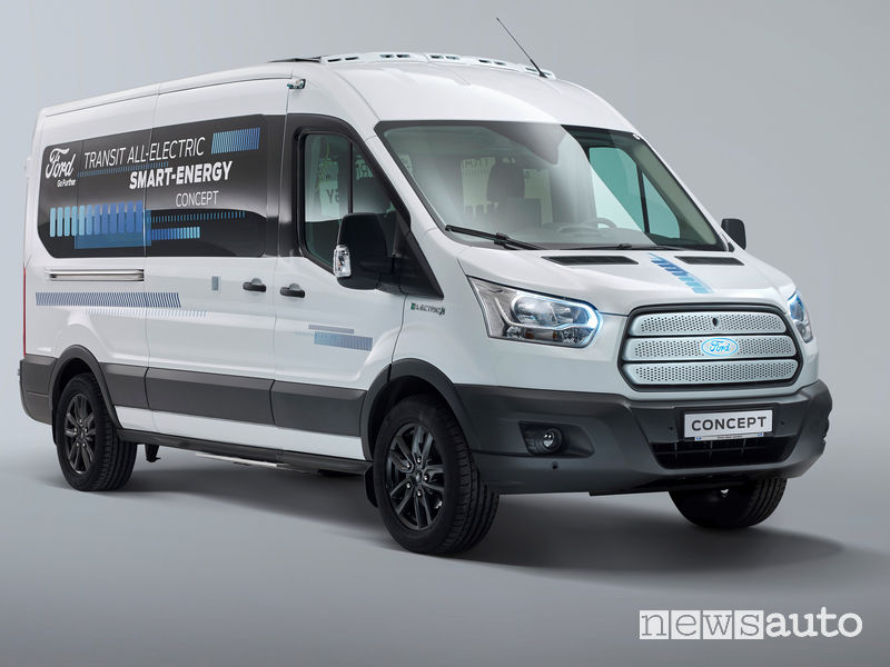 Ford Transit Smart Energy Concept vista di profilo
