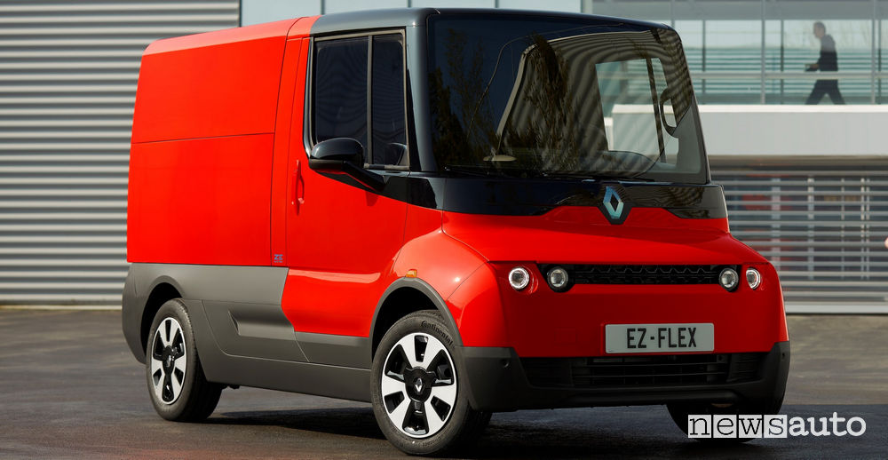 Renault EZ-FLEX vista di profilo