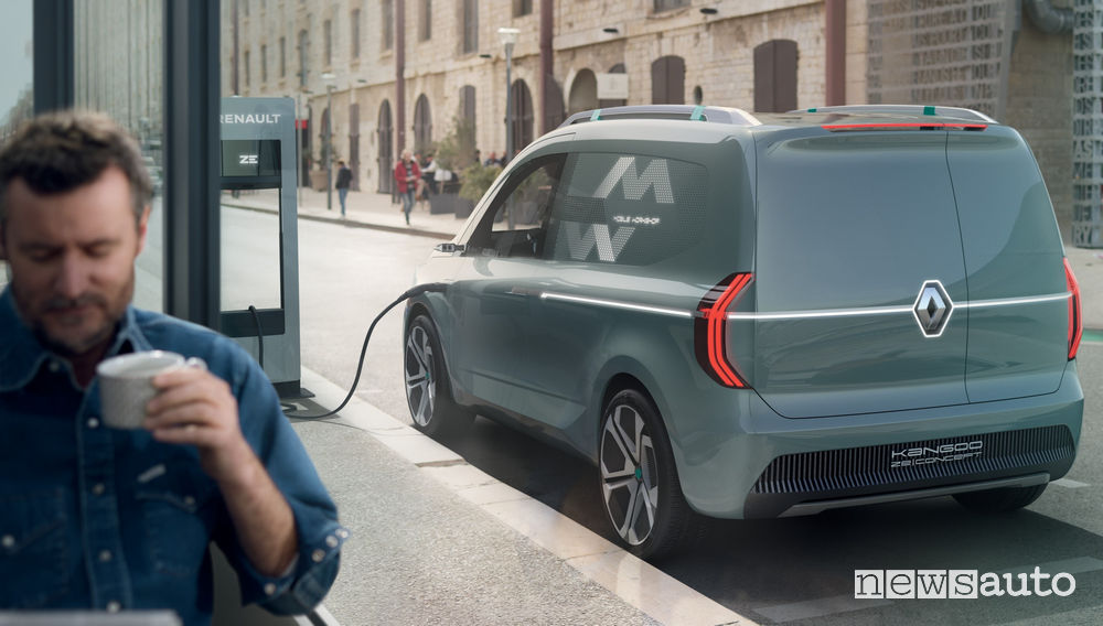 Renault Kangoo Z.E. Concept ricarica