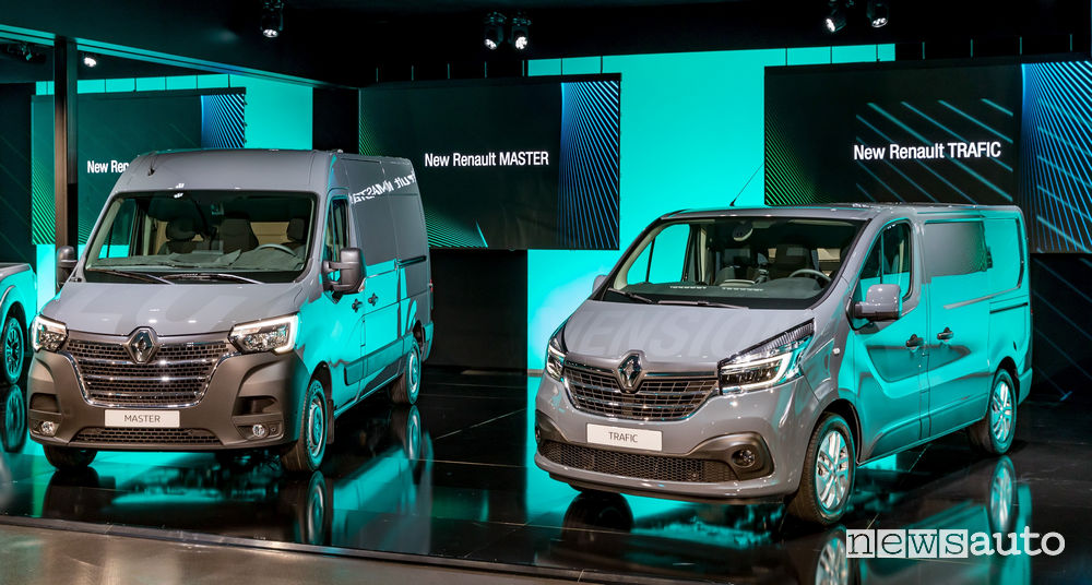 Nuovi Renault Trafic e Master 2019