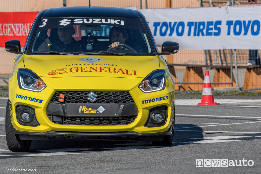 Suzuki Rally Italia Talent nel 2019 Busca (CN)