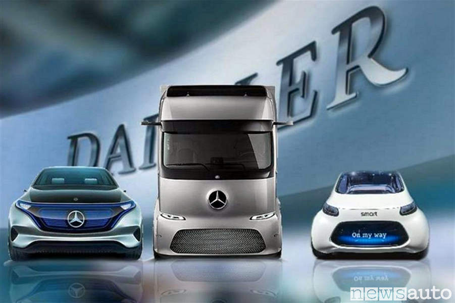 Le auto ed i camion del futuro nella visione di Mercedes-Benz