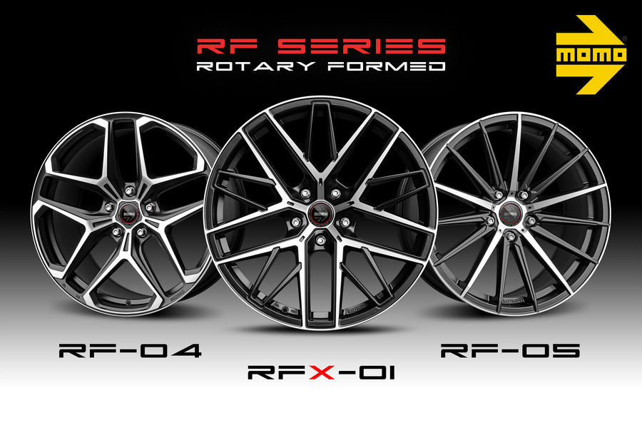 Ruote in lega Momo "Rotary Formed" RF-04, RFX-01, RF-05