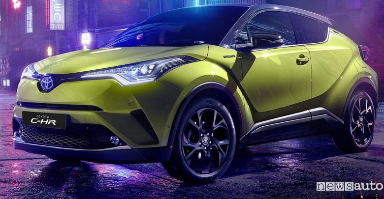 Toyota C-HR, serie limitata Lime Beat del crossover ibrido
