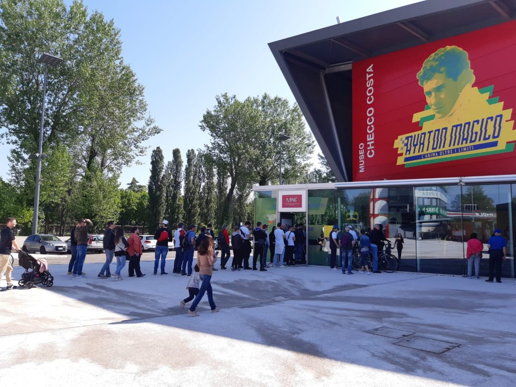 Entrata del MAICC – Museo Multimediale Autodromo di Imola Checco Costa
