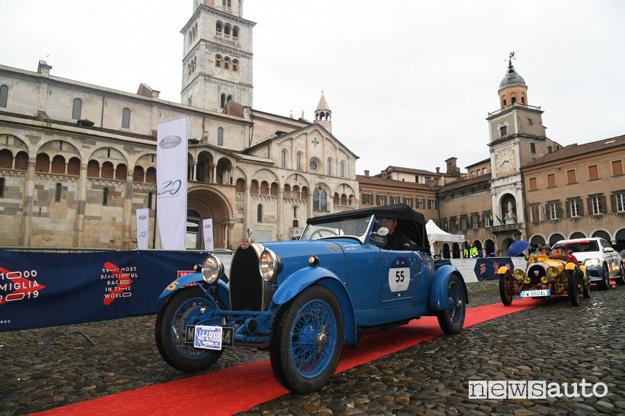 Mille Miglia 2019 Till/Vilanova Bugatti Type 40 1928
