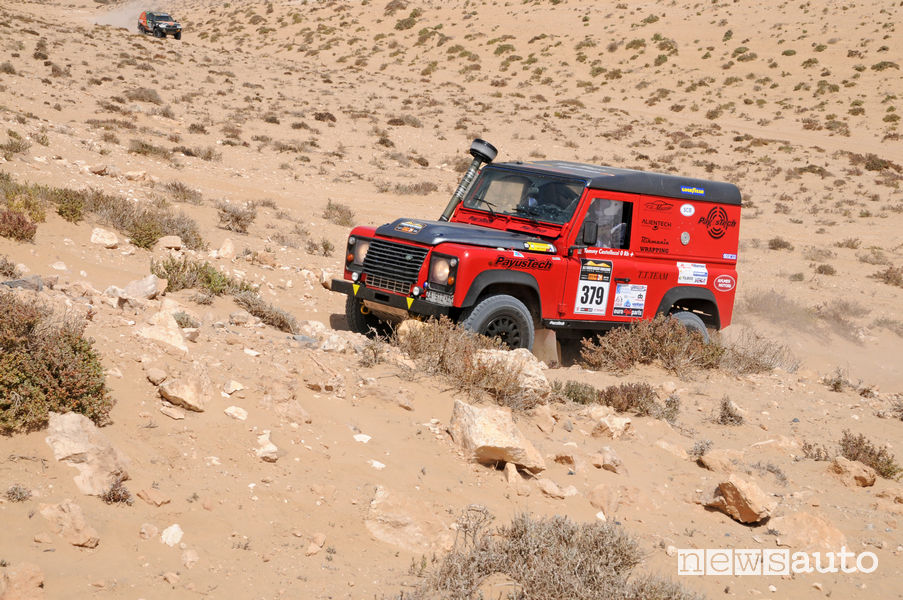Land Rover Defender di Tommaso Castellazzi (T.T.Team) al Morocco Desert Challenge 2019