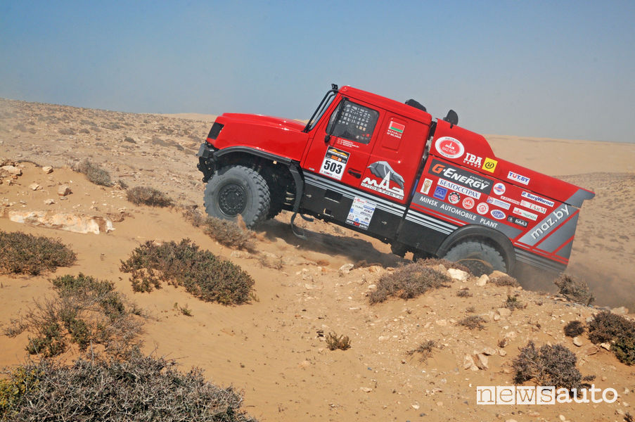 MAZ 640RR di Siarhei Viazovich al Morocco Desert Challenge 2019