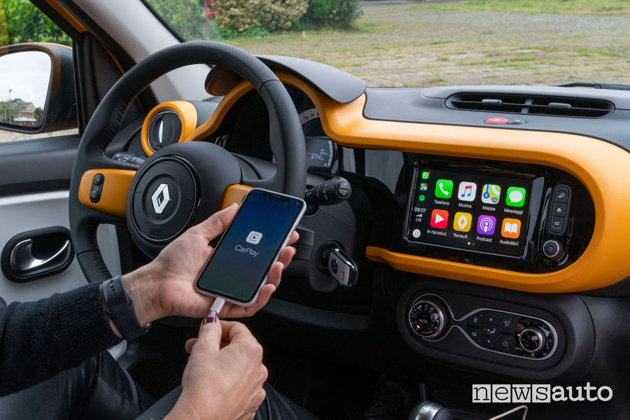 Nuova Renault Twingo 2019 AppleCarPlay