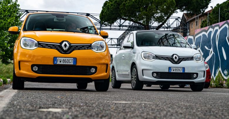 Nuova Renault Twingo 2019 vista frontale