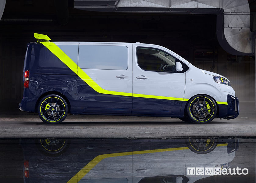 Opel O-Team Zafira Life concept vista laterale