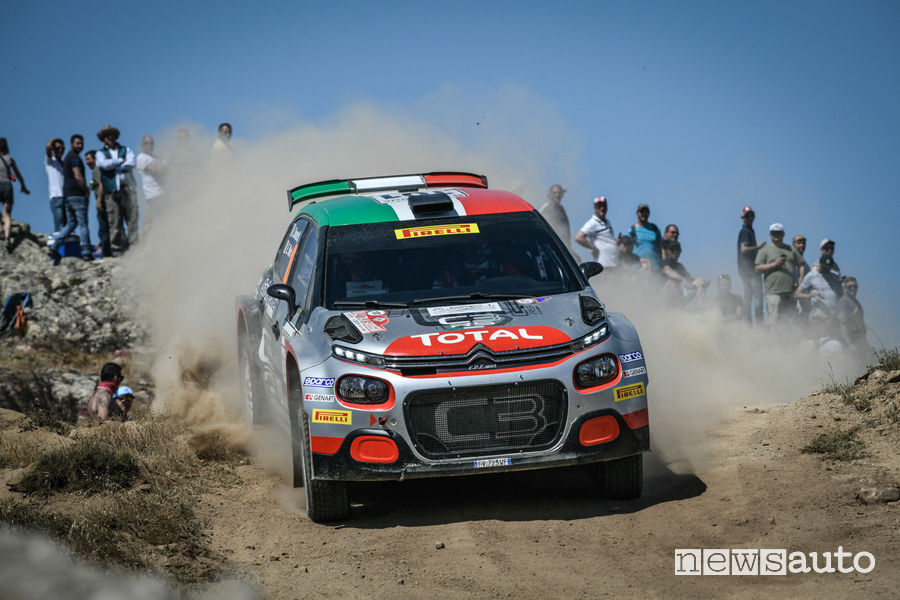 CIR 2019 Rally Italia Sardegna Citroën C3 R5 Rossetti/Mori