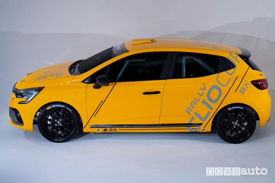 Renault Clio Cup, Rally e RX 2019 vista laterale