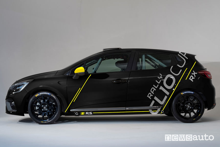 Renault Clio Cup, Rally e RX 2019 vista laterale