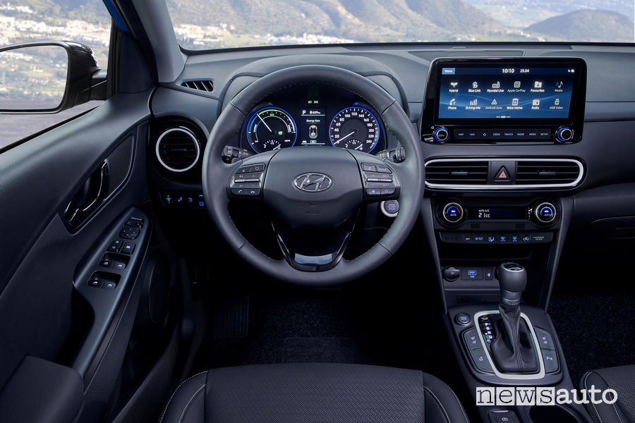 Hyundai Kona Hybrid plancia strumenti