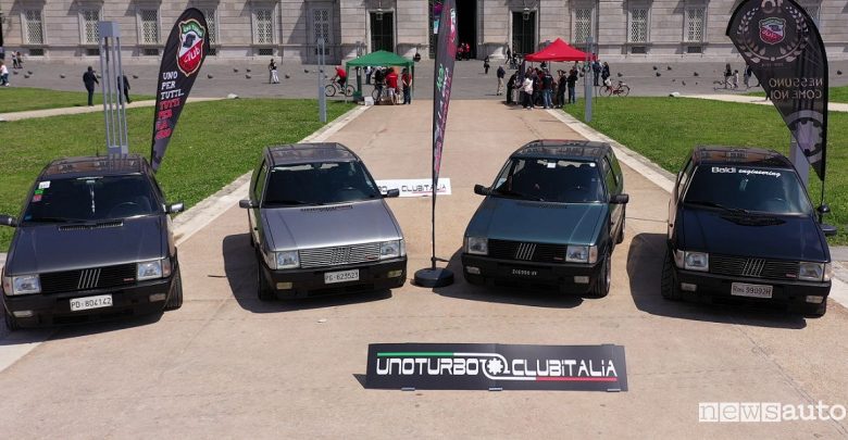Raduno Fiat Uno Turbo Reggia di Caserta 2019