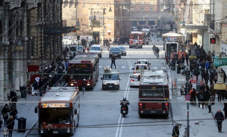 Blocco traffico Bologna