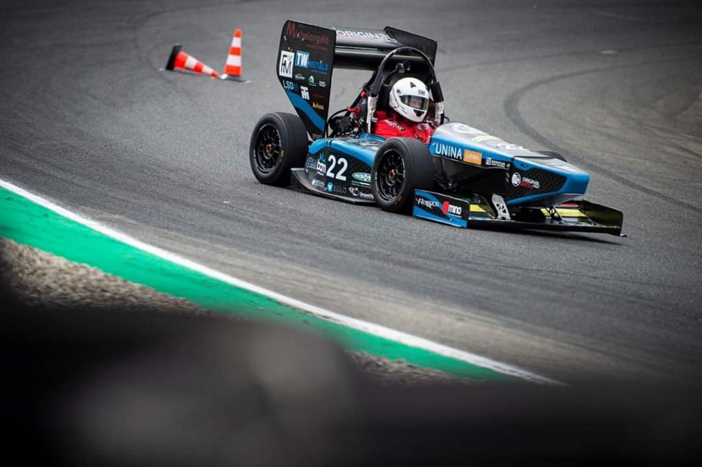 La monoposto Formula Sae del Team UniNa di Napoli