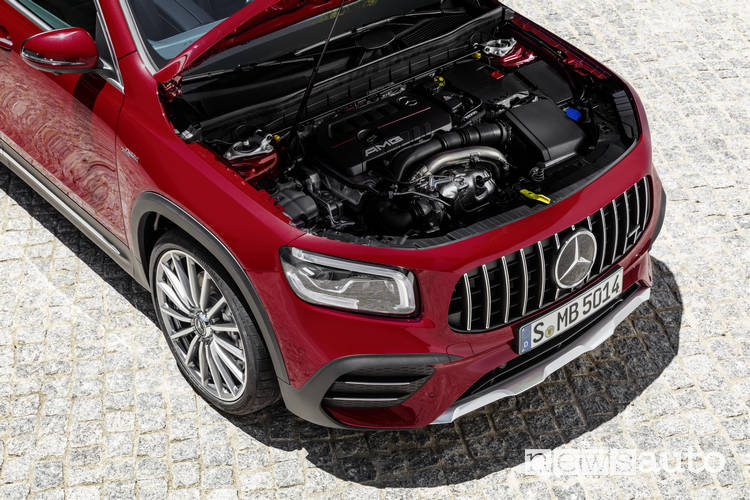 Vano motore del Mercedes-AMG GLB 35 4MATIC