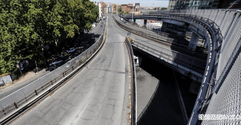 Tangenziale Est di Roma chiusa