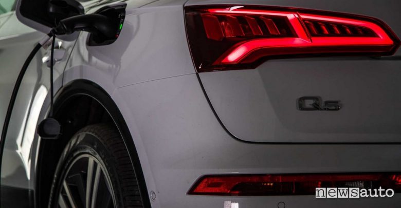 Sportello di ricarica Audi Q5 Phev