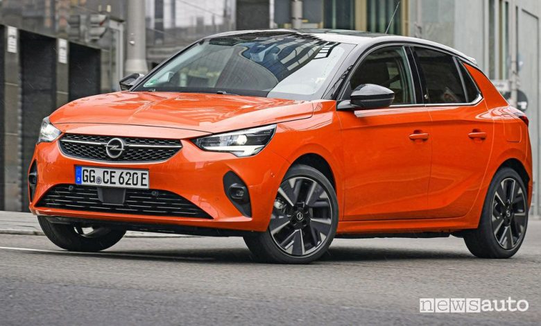 Opel Corsa-e elettrica