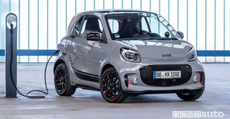 Auto elettriche più vendute, smart ForTwo è la preferita tra le usate
