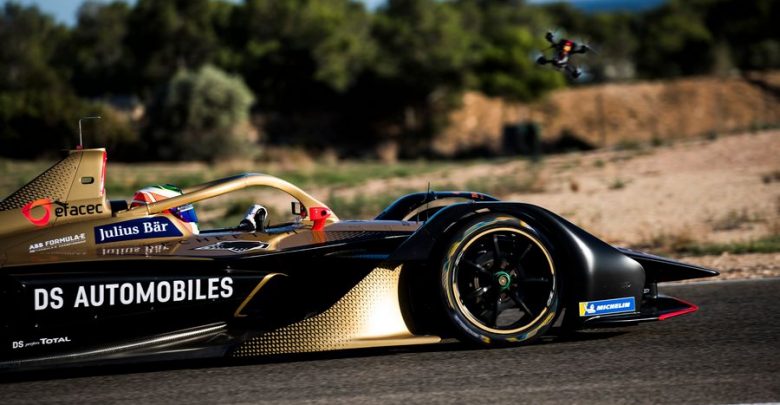 Vista laterale, Halo DS E-Tense 2020 Formula E 2020