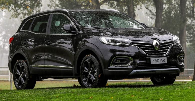 Cerchi in lega, fiancata lato passeggero Renault Kadjar 4x4 Black Edition