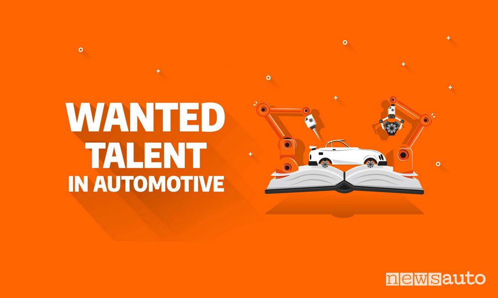 Locandina borsa di studio Wanted Talent in Automotive