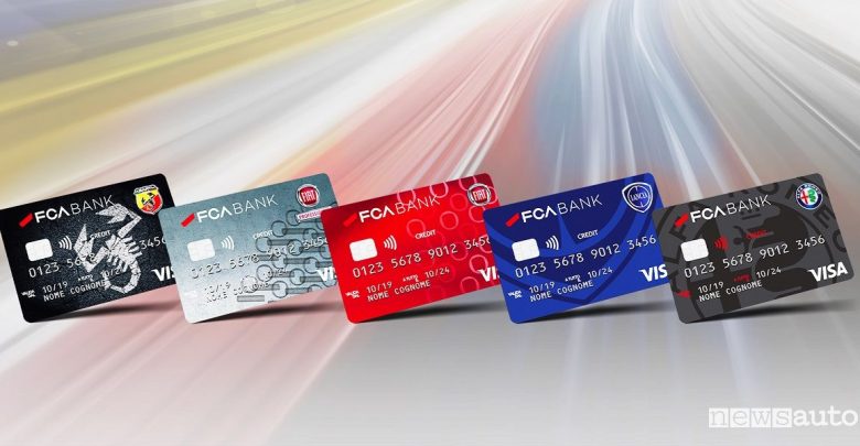 Carta di credito Abarth, Alfa Romeo, Fiat e Lancia