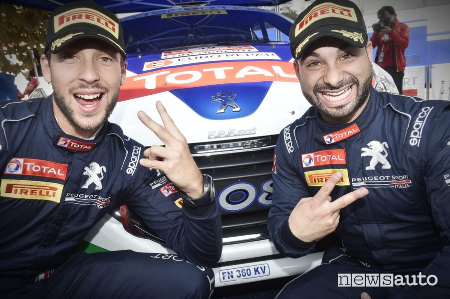 Peugeot 208 R2 Ciuffi/Gonella Campioni Italiani Rally Due Ruote Motrici 2019