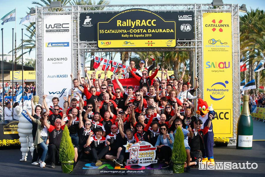 Ott Tanak Campione del Mondo WRC 2019
