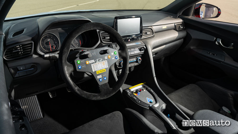 Abitacolo RM19 Concept Hyundai, auto da sportiva