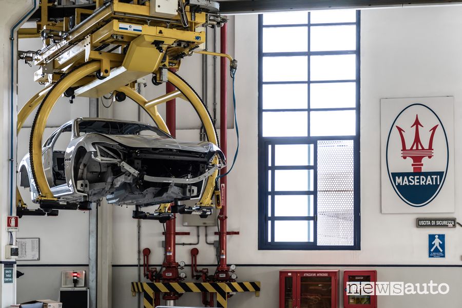 Linea di produzione Maserati GranTurismo Zéda