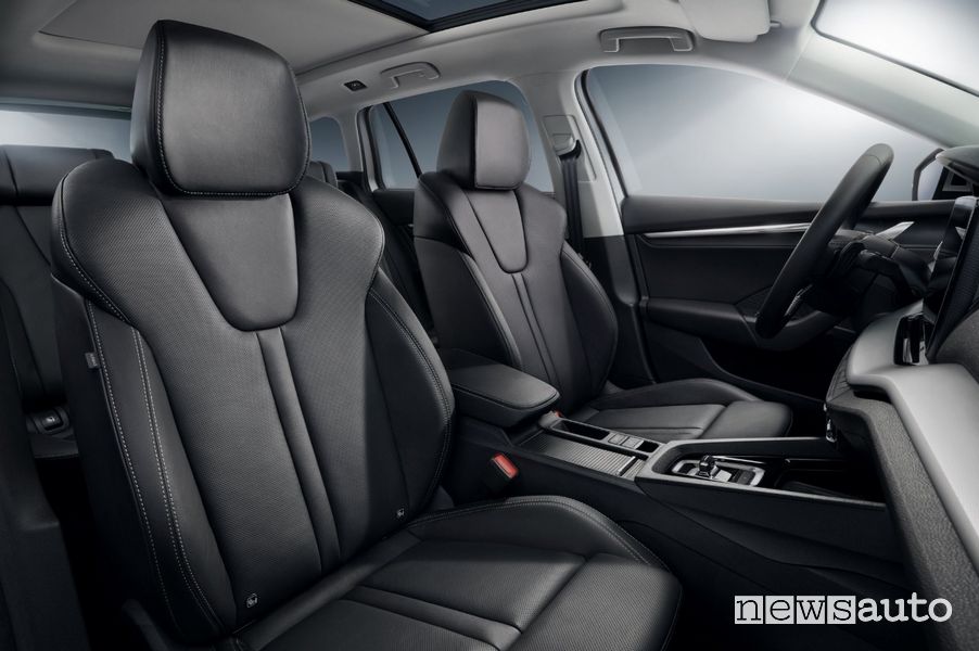 Interni, sedili anteriori Škoda Octavia Wagon 2020