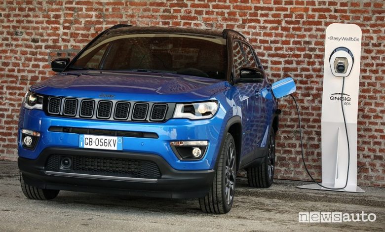 Jeep Compass 4xe, ibrida plug-in, caratteristiche e prezzo