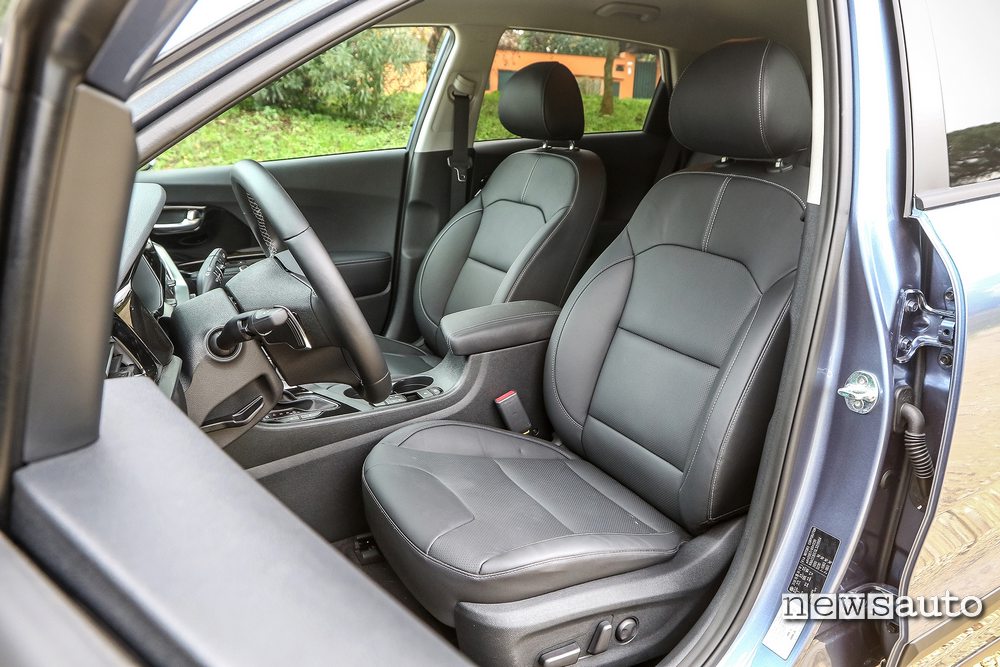 Sedili anteriori Kia Niro 2020 allestimento Evolution