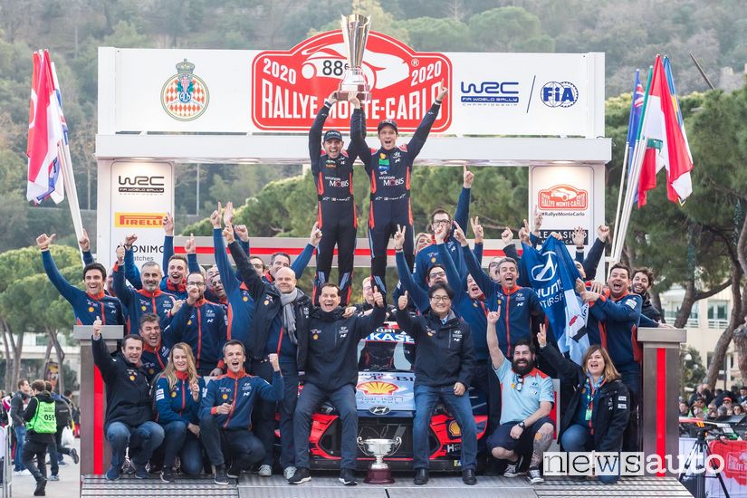 WRC Hyundai Rally di Montecarlo 2020