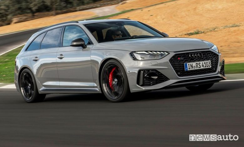 Audi RS 4 Avant V6 450 CV, caratteristiche e prezzo