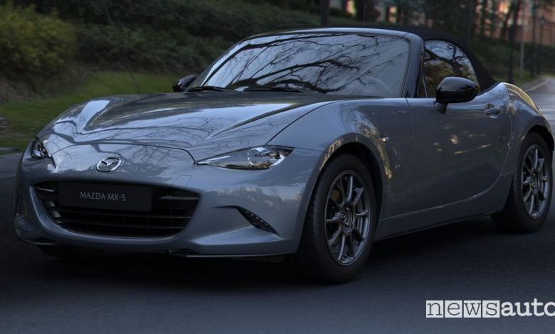 Vista anteriore Mazda MX-5 2020 Polymetal