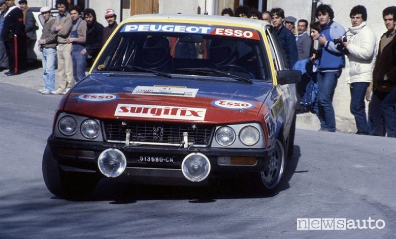 Peugeot 505 TD auto da rally diesel