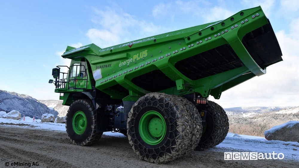 l'EDumper il camion elettrico più grande al mondo