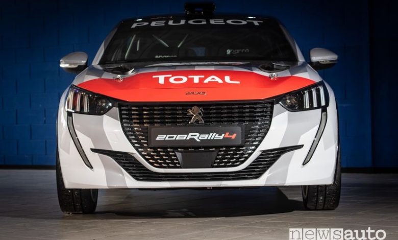 Paraurti anteriore Peugeot 208 Rally 4
