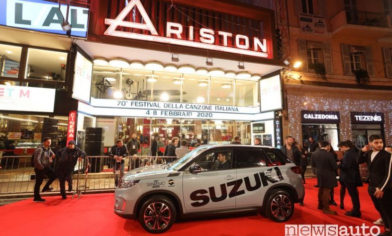 Suzuki auto ufficiale del Festival di Sanremo 2020