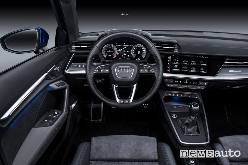 Volante, interni Audi A3 Sportback 2020